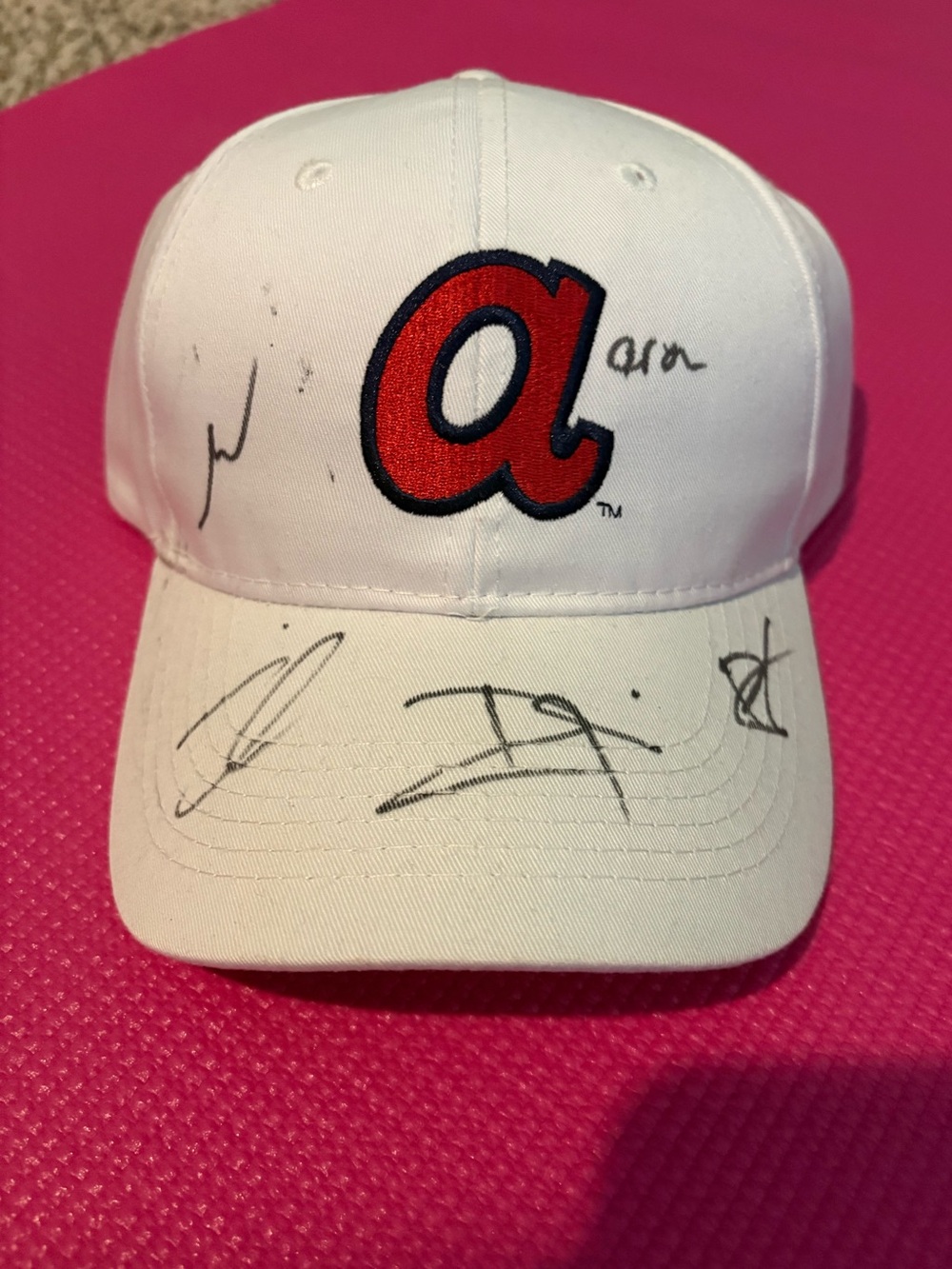 Atlanta Braves Baseball Cap Signed by Awolnation